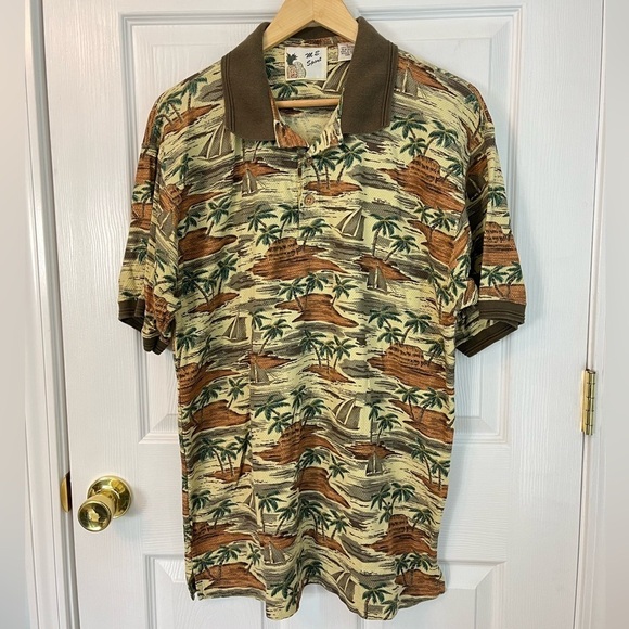 Vintage M.E. Sport Men’s Island Sportswear Polo - Picture 3 of 5